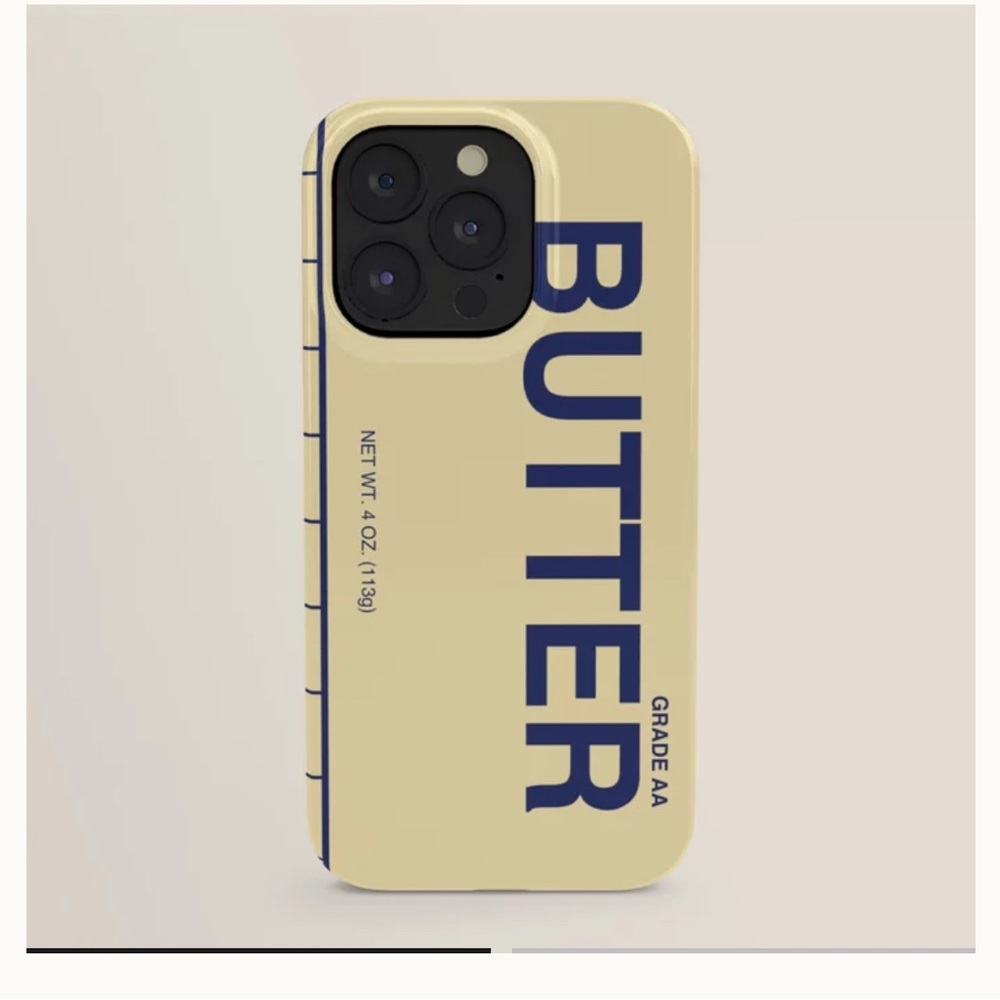 Butter Design Phone Case iPhone 15 Pro